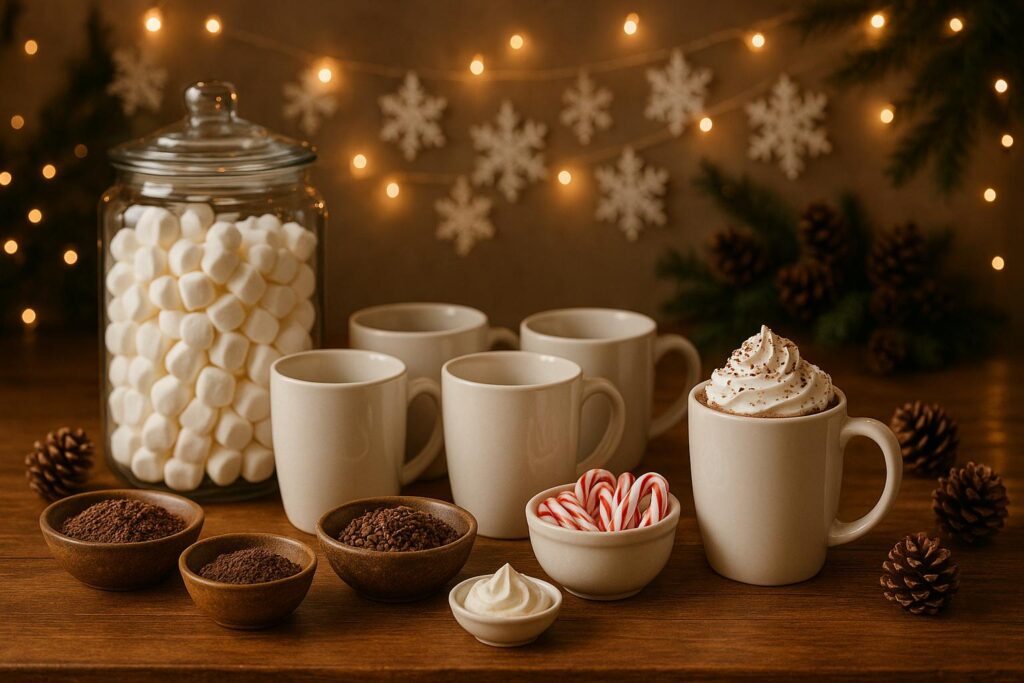 How to Set Up a Hot Chocolate Bar for Winter Parties