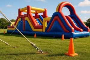 How to Anchor Inflatable Obstacle Courses