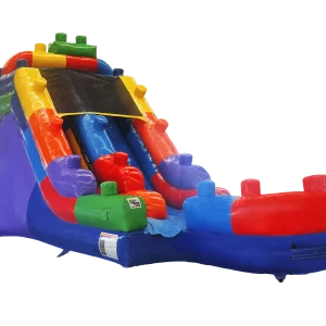 15 Blocks Inflatable Slide Wet/Dry