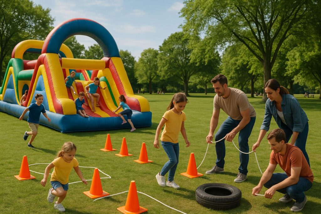 Obstacle Course Rentals vs. DIY Setups