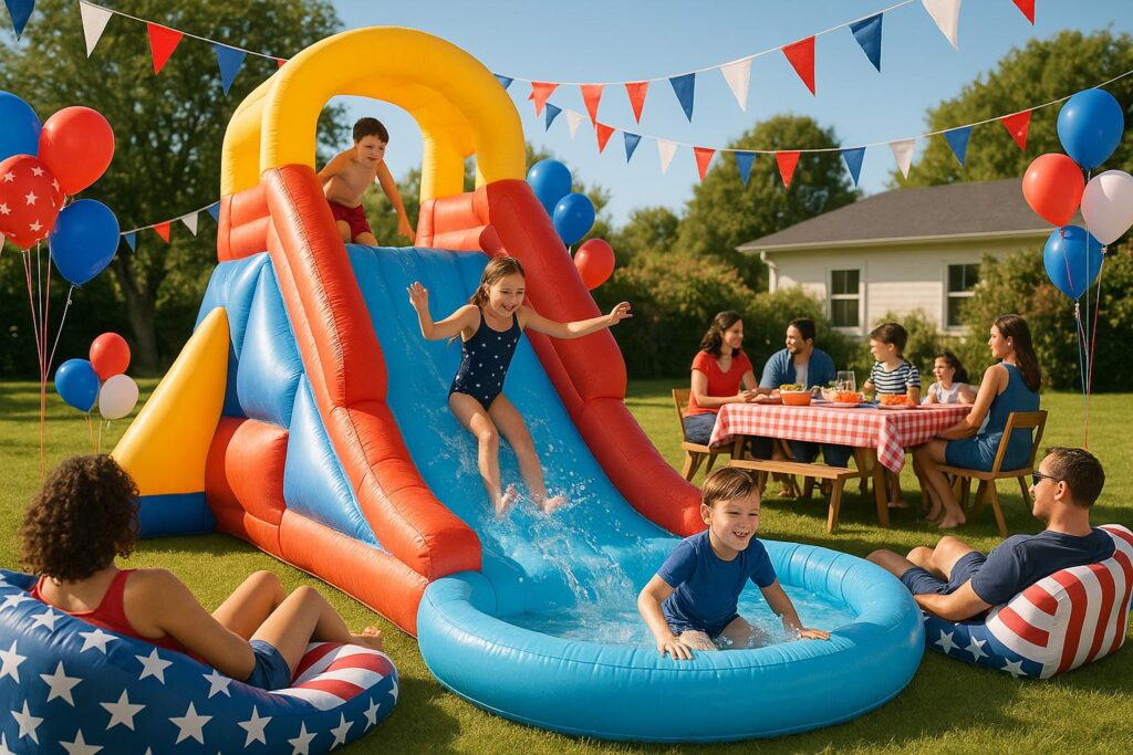 How to Plan a July 4th Party with Inflatables