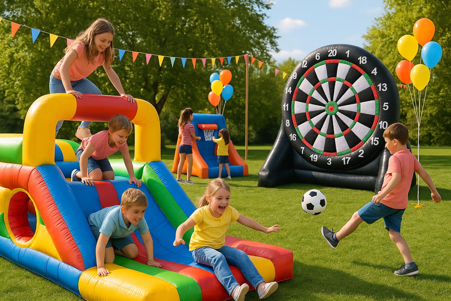 Best Inflatable Sports Games for Kids' Parties | Bouncy Rentals