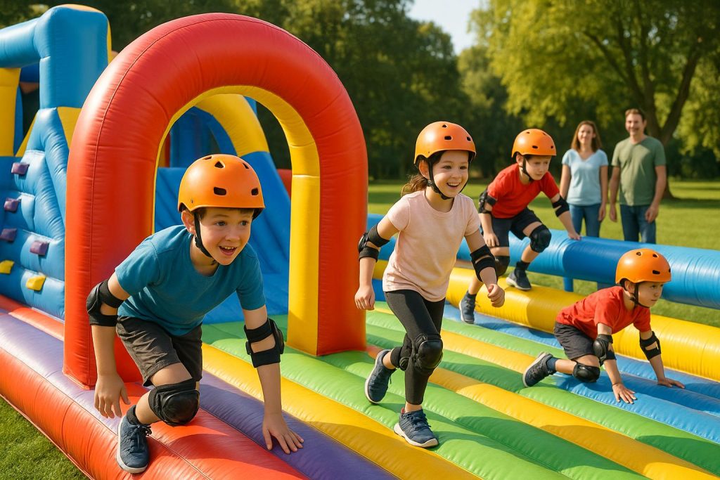Safety Tips for Seasonal Obstacle Course Rentals