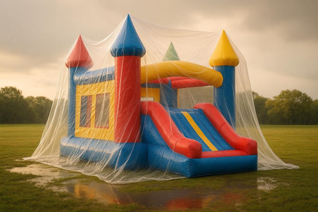 How to Protect Inflatables During Rainy Events