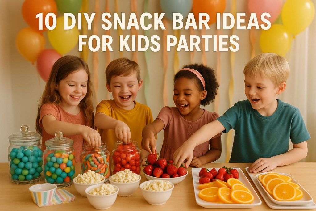 10 DIY Snack Bar Ideas for Kids Parties