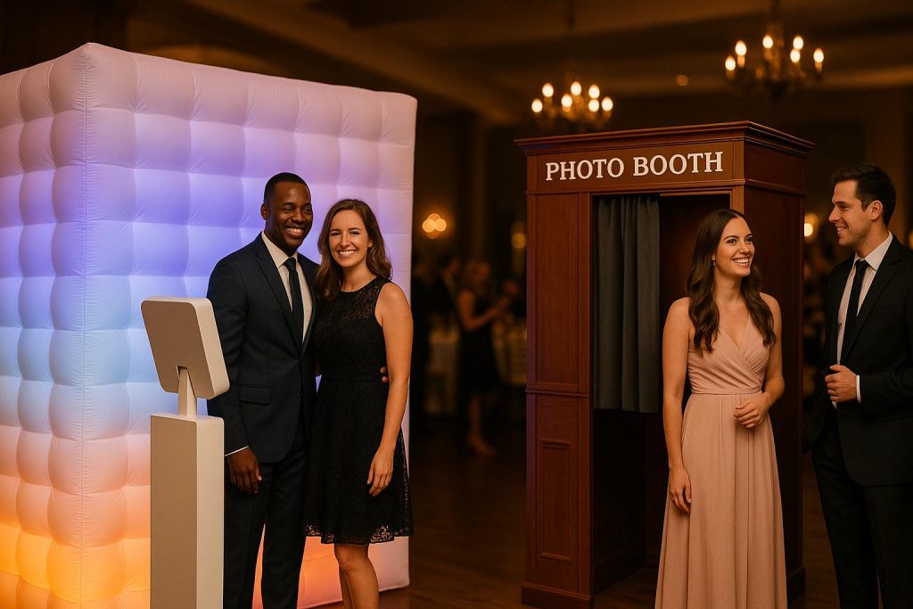 Inflatable Backdrops vs. Traditional Photo Booths