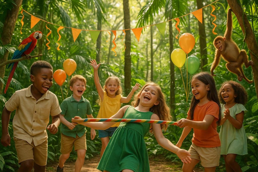 10 Jungle Party Games for Kids