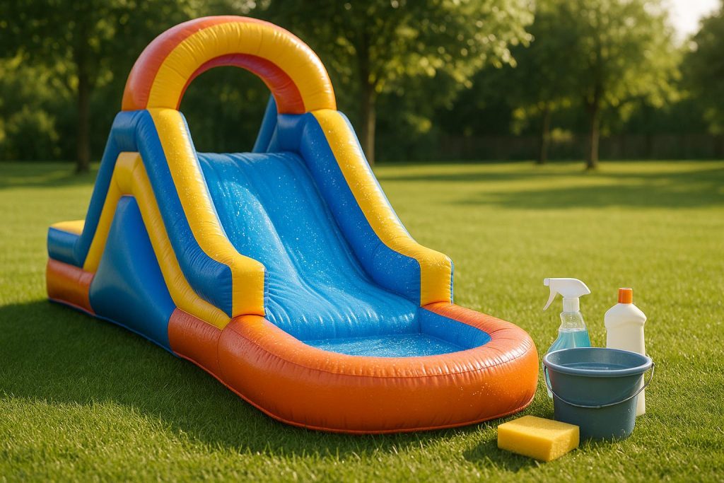 How to Clean Water Slides After Events