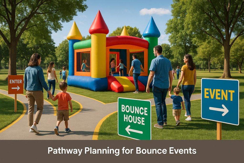 Pathway Planning for Bounce House Events