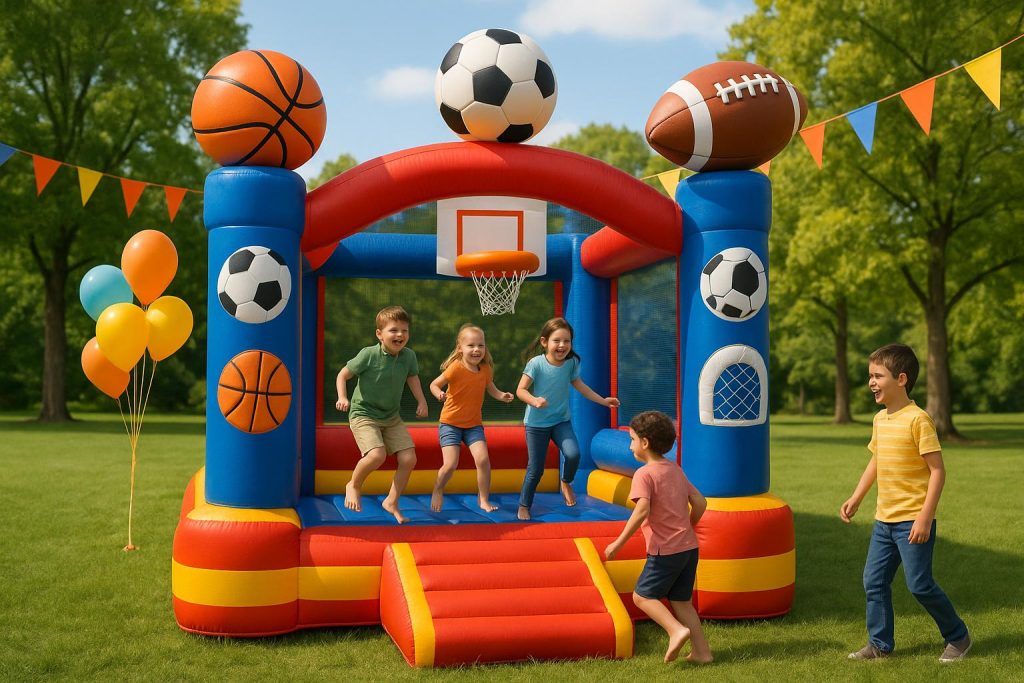 10 Sports-Themed Bounce House Ideas