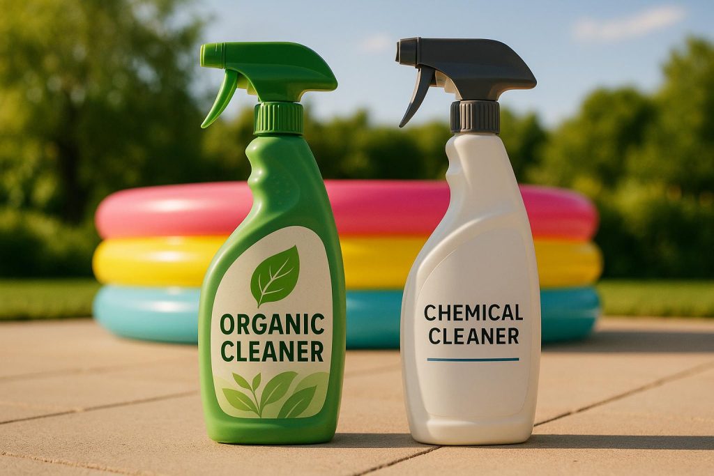 Organic vs. Chemical Cleaners for Inflatables