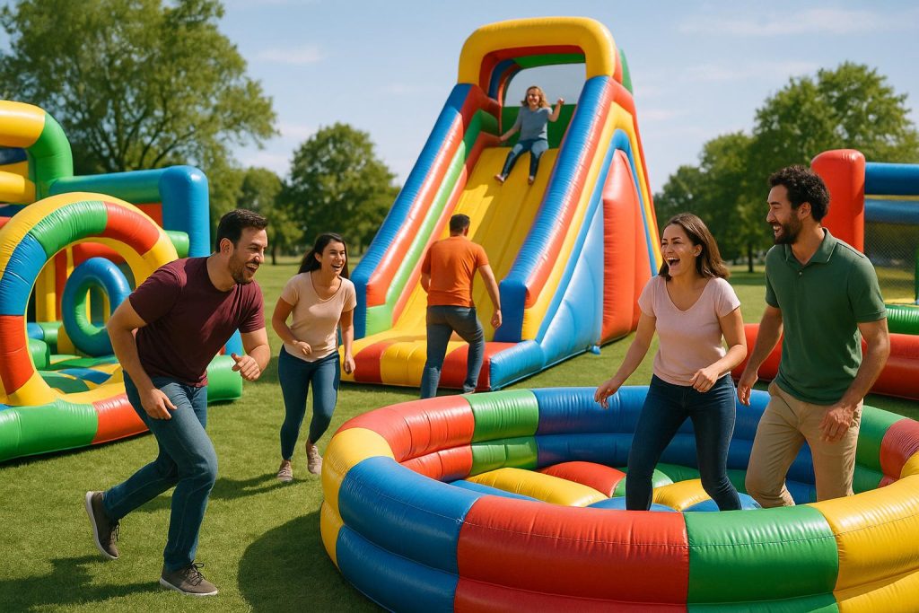 How to Plan Inflatable Game Stations for Adults
