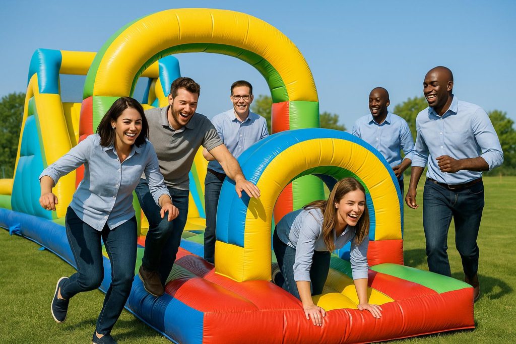 Best Inflatable Games for Team Building Events