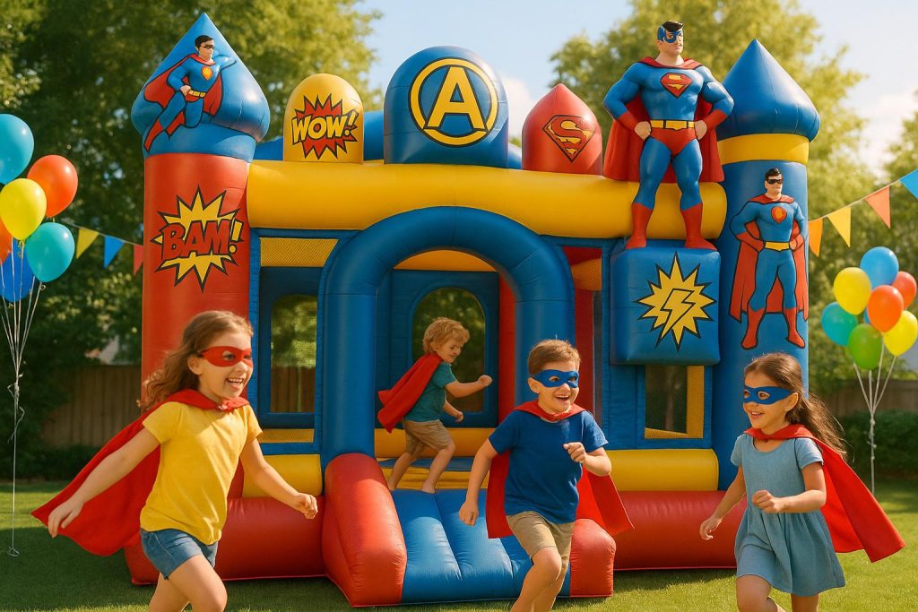 Top 7 Superhero Bounce Houses for Kids Parties