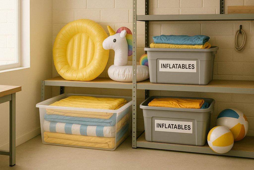 How to Store Inflatables During Winter