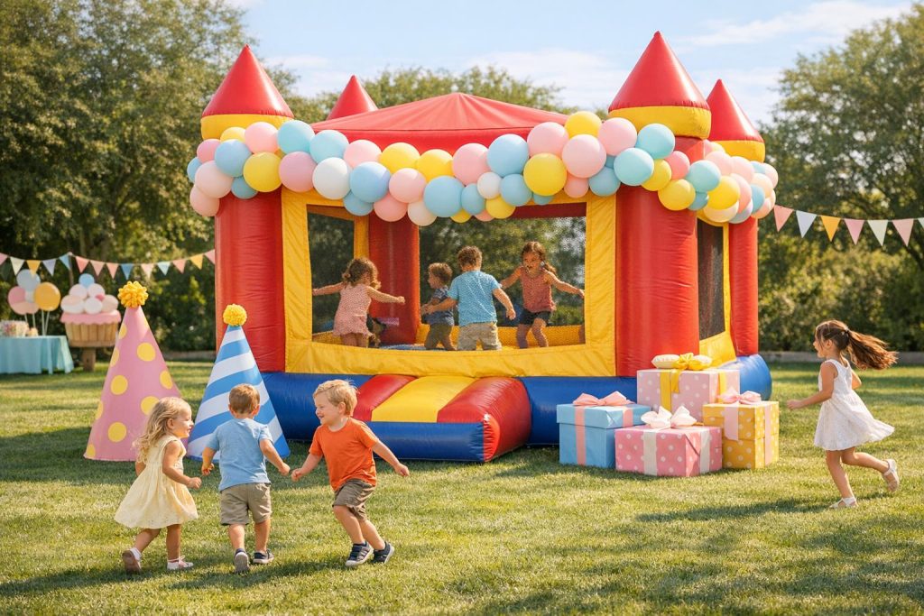 How to Decorate Around a Bounce House