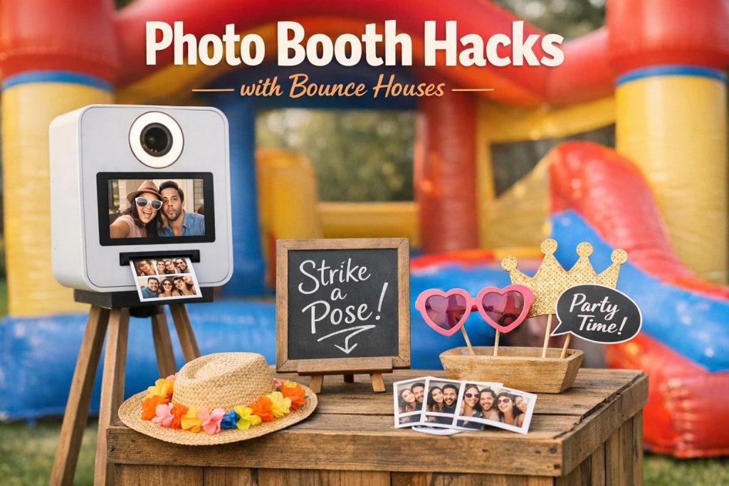 Photo Booth Hacks with Bounce Houses