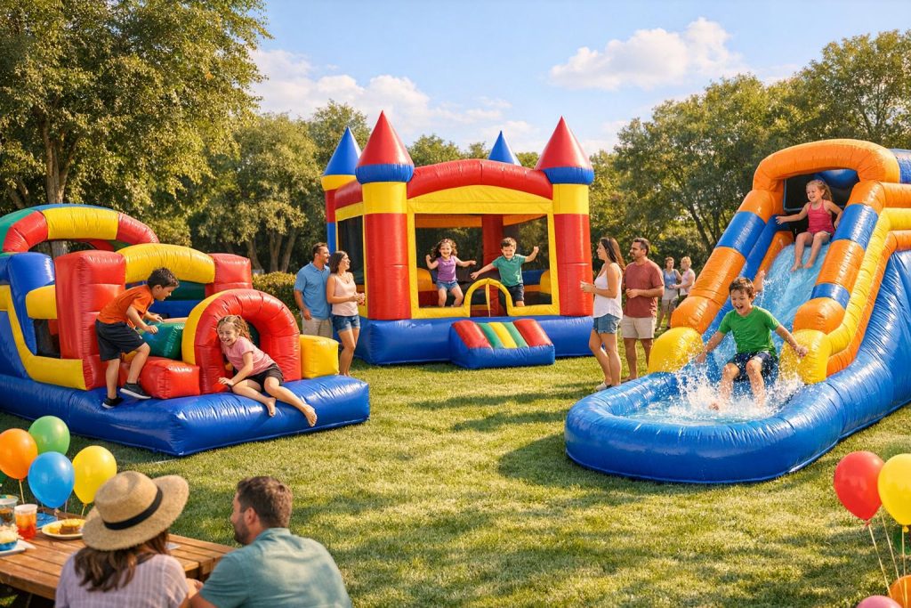 Best Inflatable Games for Backyard Parties