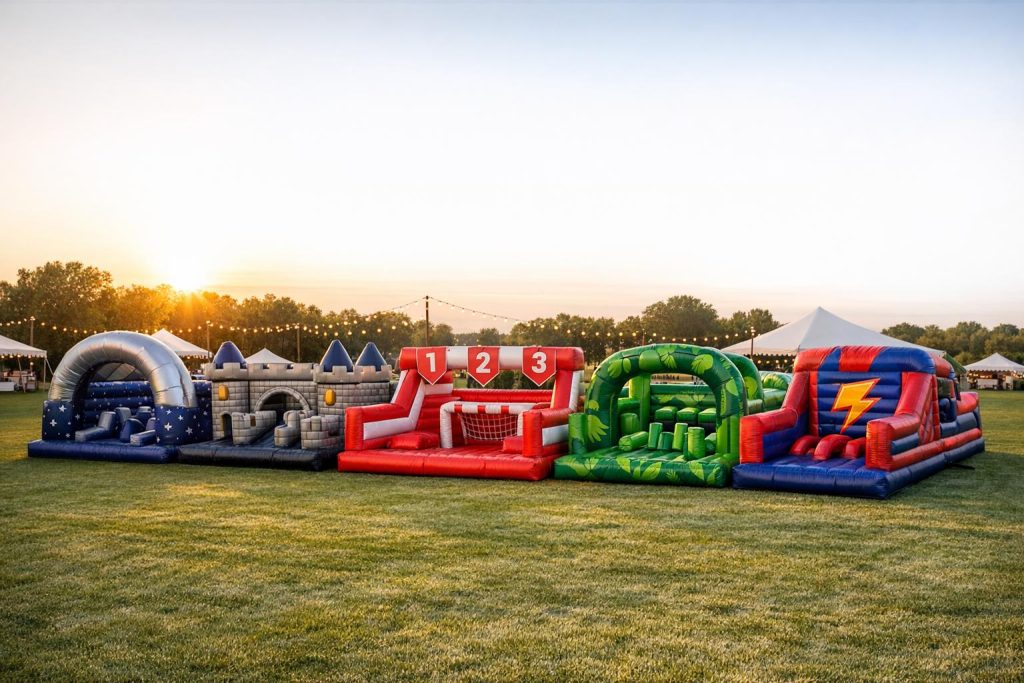 Top 5 Themes for Inflatable Obstacle Course Challenges