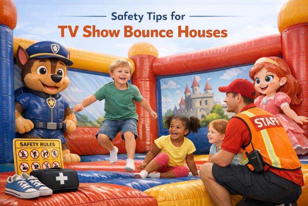 Safety Tips for TV Show Bounce Houses