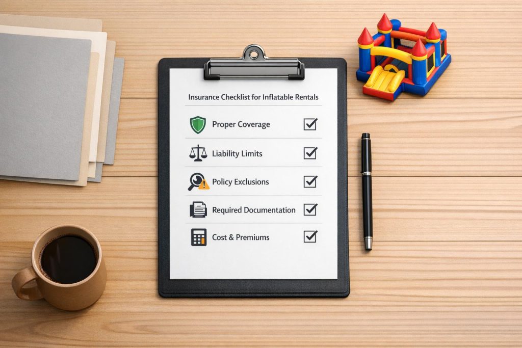 Checklist for Choosing Inflatable Rental Insurance