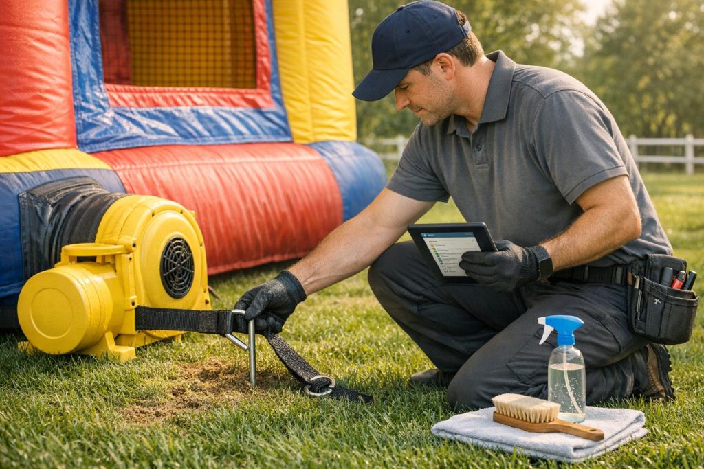 5 Steps for Post-Event Bounce House Inspection