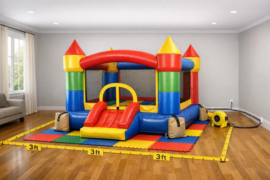 How to Set Up a Bounce House Indoors
