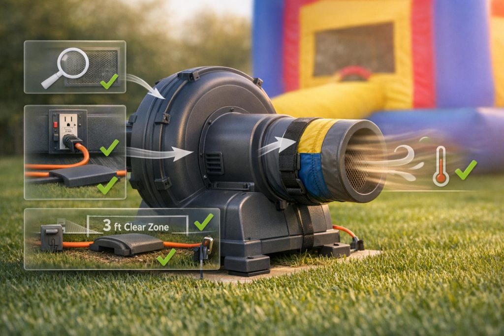 Blower Safety Checklist for Bounce Houses