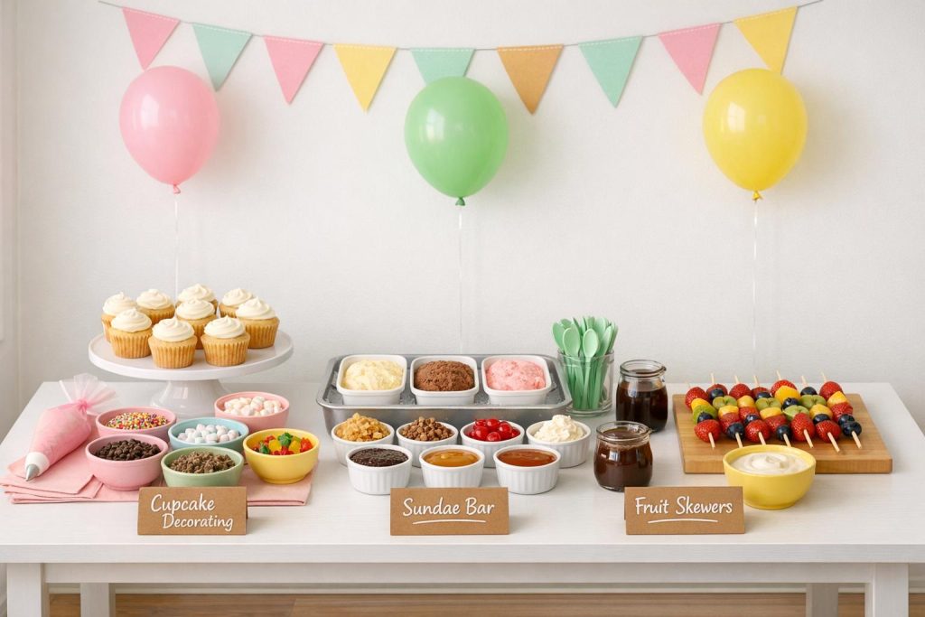 10 Dessert Station Ideas for Kids' Parties