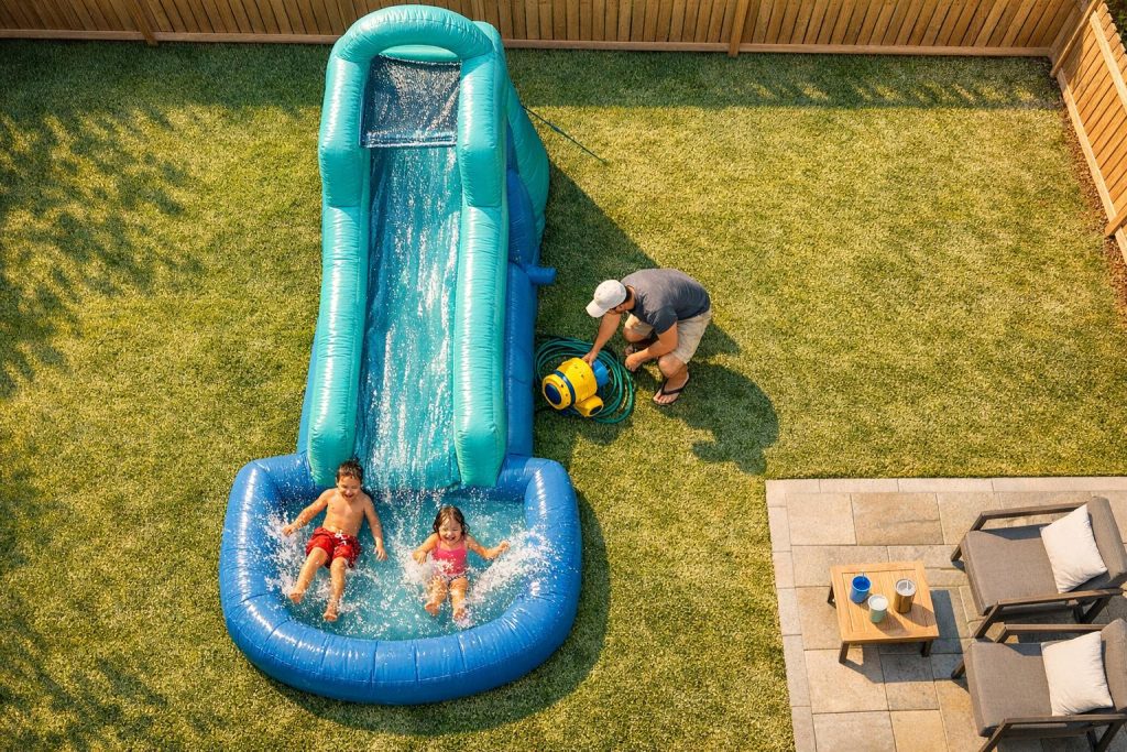 10 Water Slide Ideas for Backyard Parties