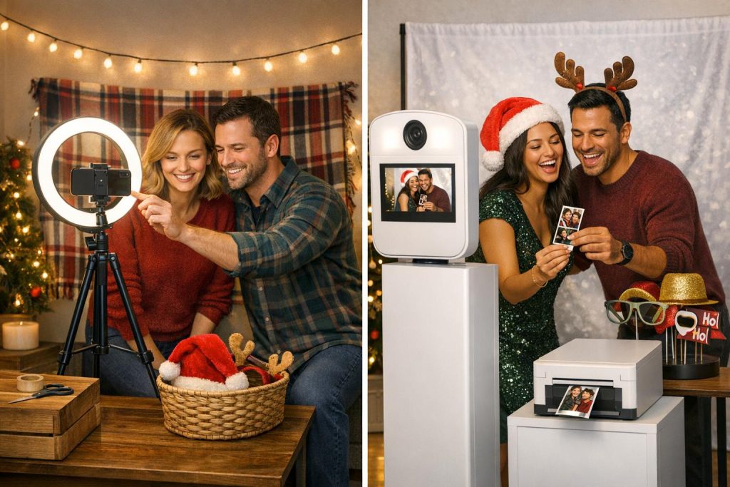 DIY vs Rental Holiday Photo Booths