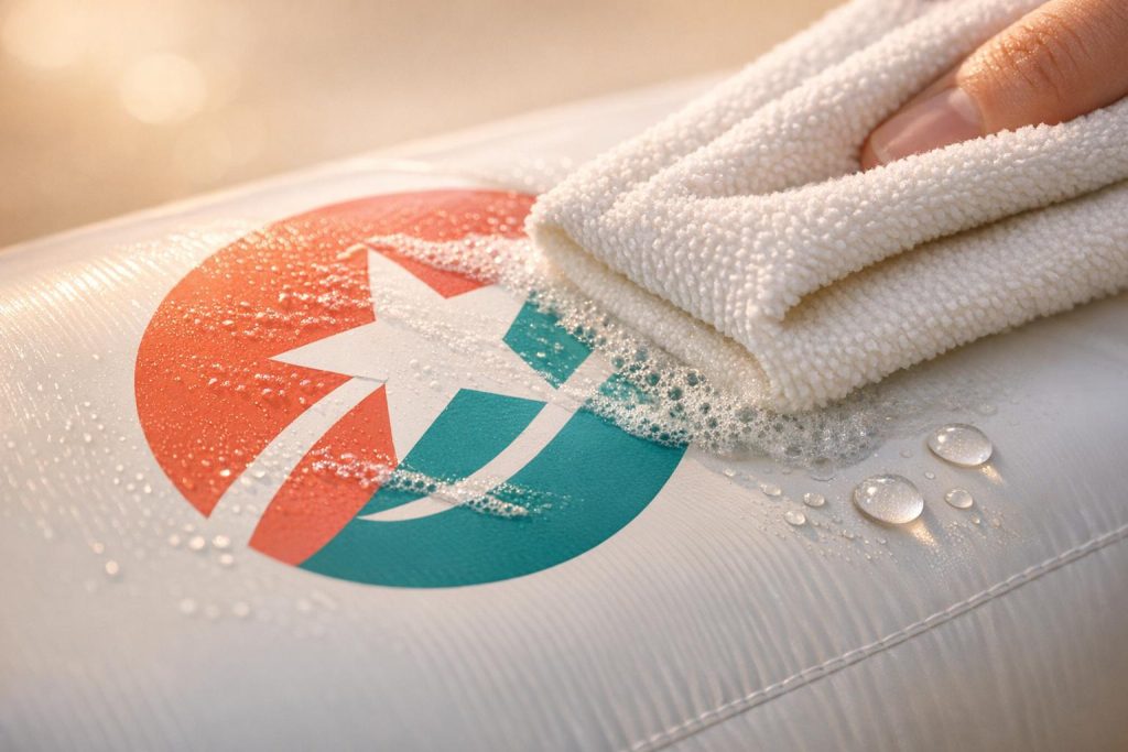 Cleaning Custom-Printed Inflatables: Key Challenges