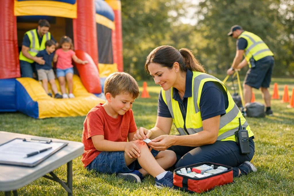 How to Handle Inflatable Safety Incidents