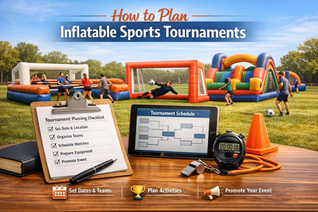 How to Plan Inflatable Sports Tournaments