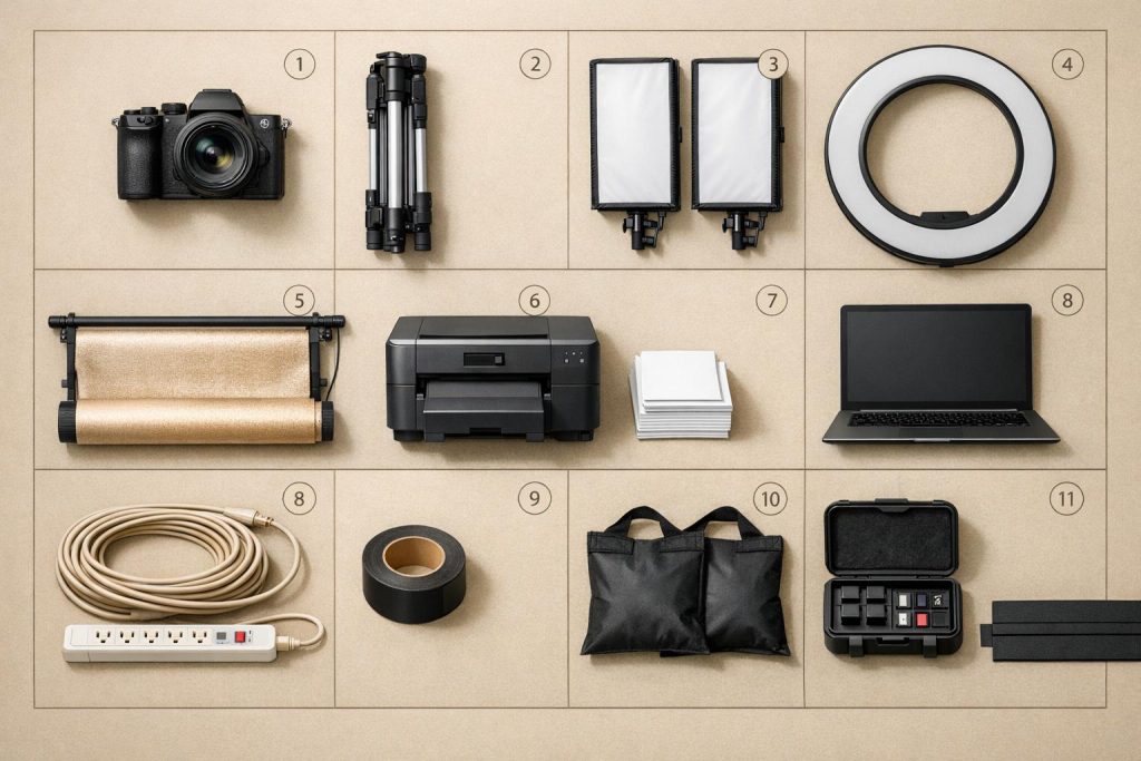 Photo Booth Equipment Checklist for Parties