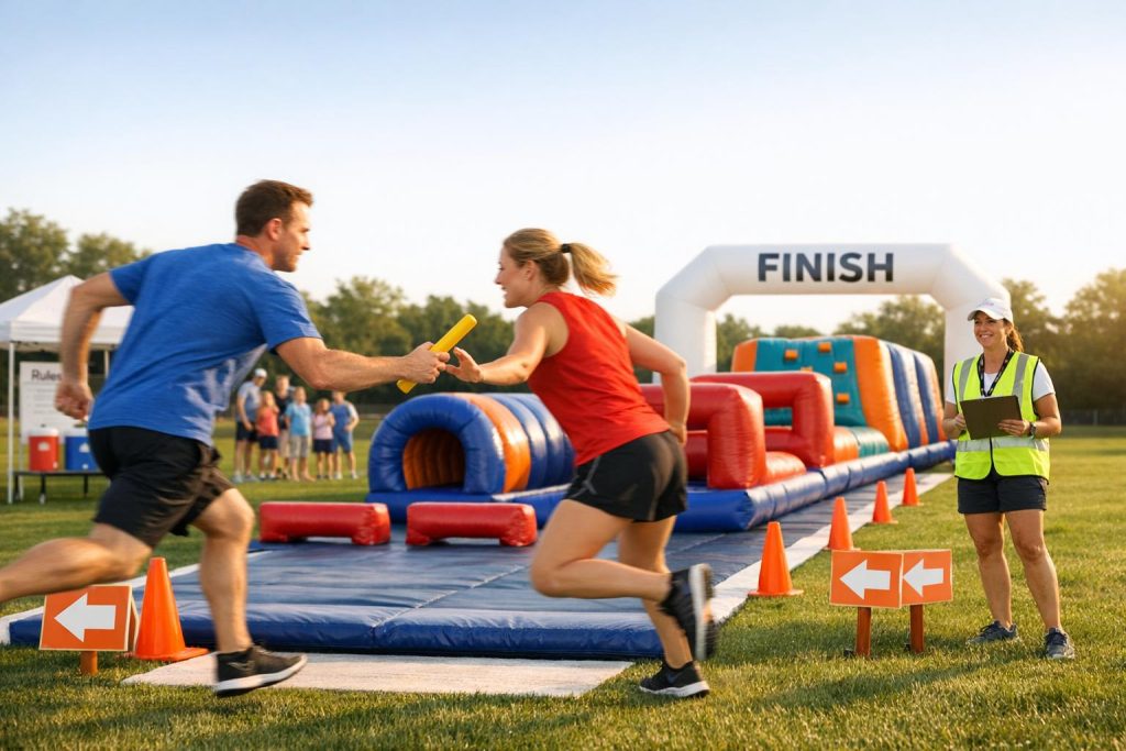 Ultimate Guide to Inflatable Relay Races