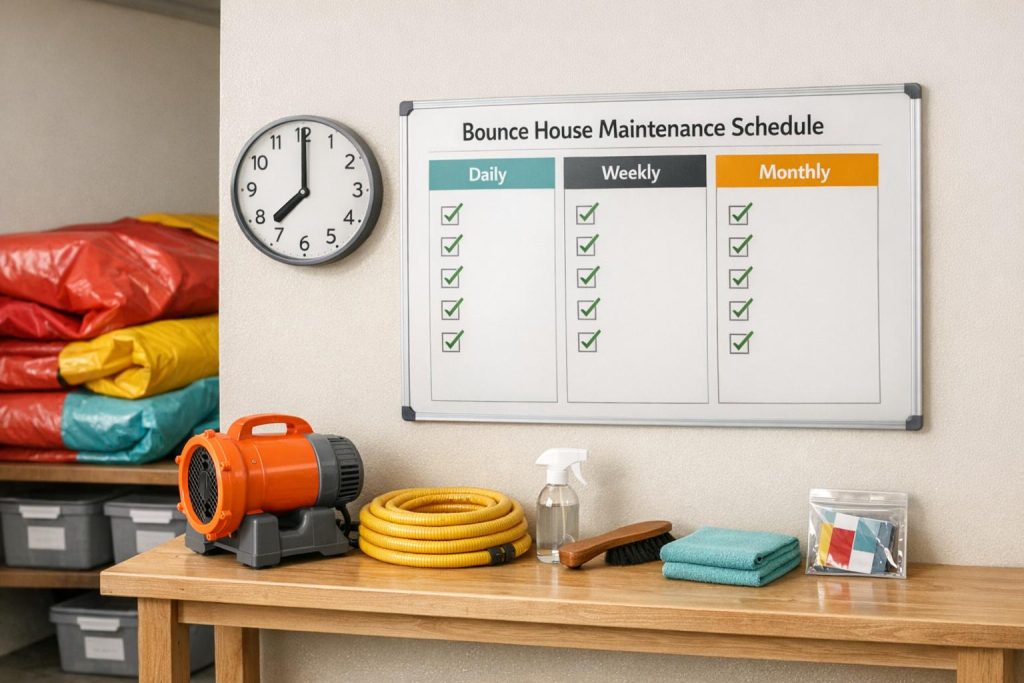 Bounce House Maintenance Schedule Guide