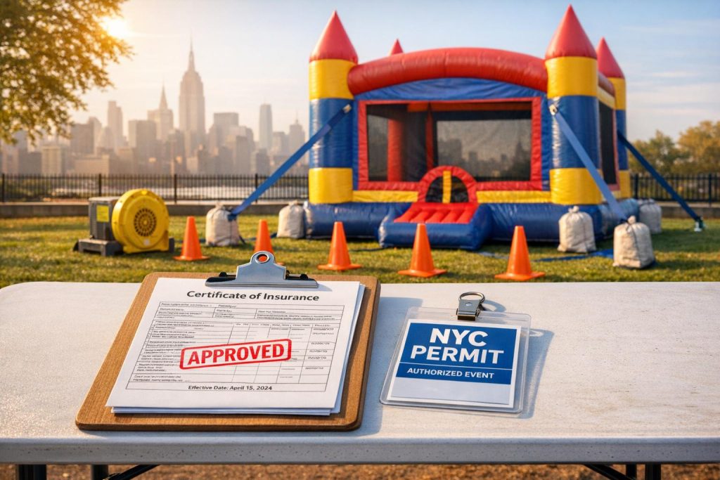 New York Inflatable Rental Insurance Rules