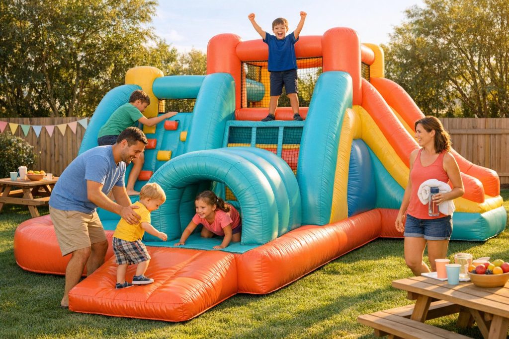 Why Inflatable Obstacle Courses Are Perfect for Families