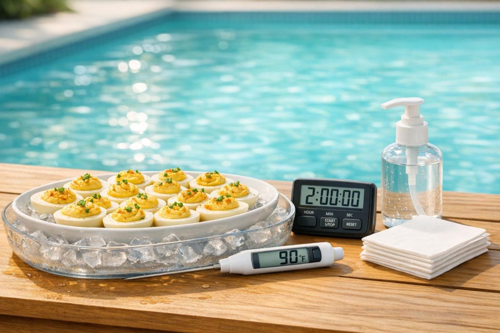 How Heat Affects Pool Party Food Safety