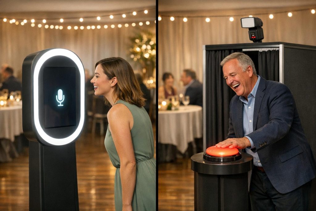 Voice-Activated vs. Traditional Photo Booths