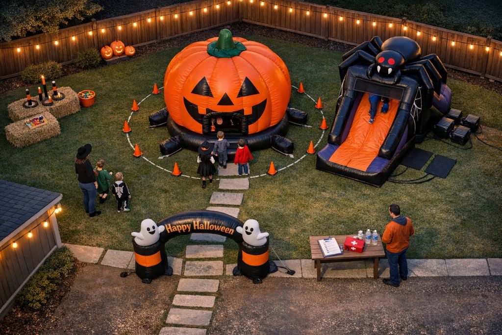 How to Plan a Halloween Party with Inflatables